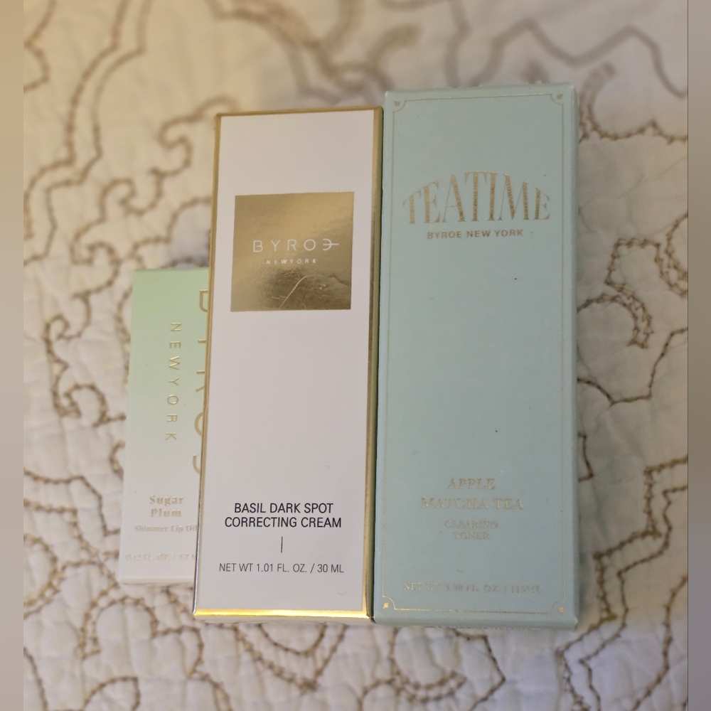 Byroe Skincare Trio New In Box